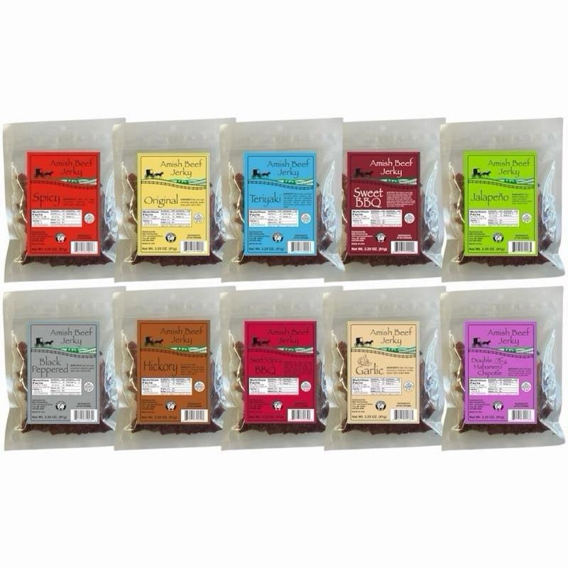 Beef Jerky 1ct - 3.25 Ounce Beef Jerky Bag - Amish Beef Jerky