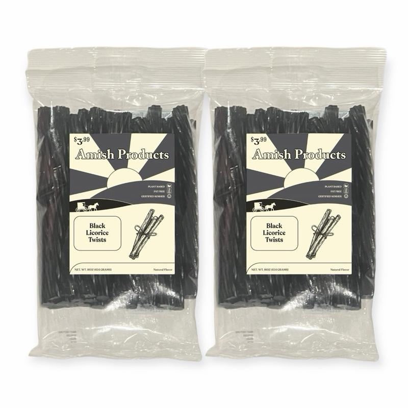 Licorice 2 pack - 7 Delicious Flavors - Amish Products - 16oz Bags
