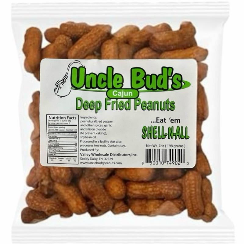 Uncle Bud's Deep Fried Peanuts - 6 Pack Sampler - Snack Protein