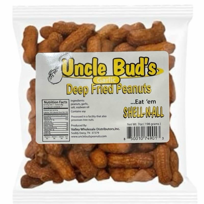 Uncle Bud's Deep Fried Peanuts - 6 Pack Sampler - Snack Protein