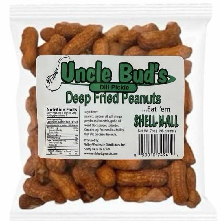 Uncle Bud's Deep Fried Peanuts - 6 Pack Sampler - Snack Protein