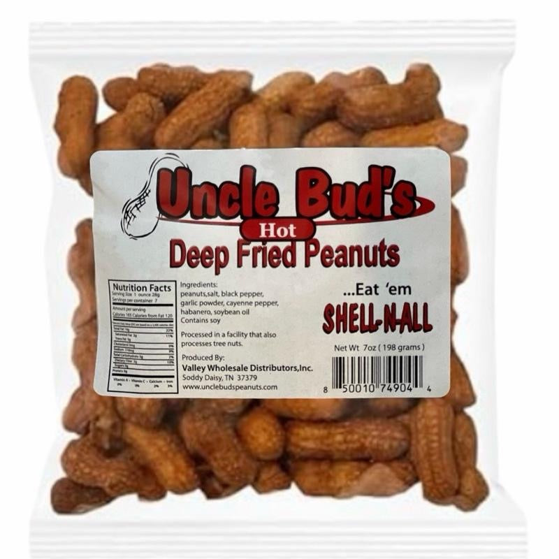 Uncle Bud's Deep Fried Peanuts - 6 Pack Sampler - Snack Protein