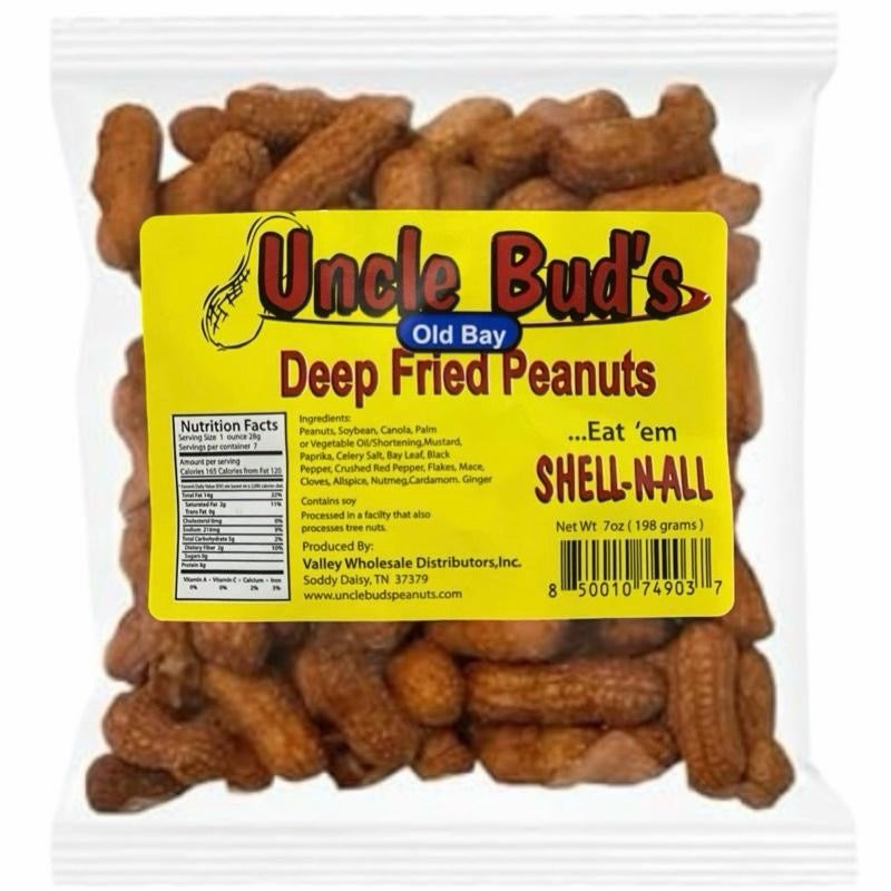 Uncle Bud's Deep Fried Peanuts - 6 Pack Sampler - Snack Protein