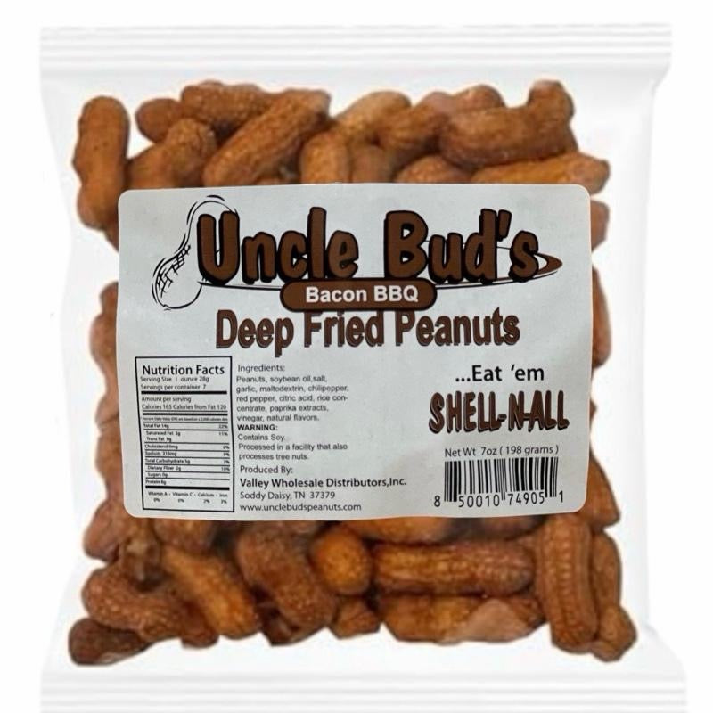 Uncle Bud's Deep Fried Peanuts - 6 Pack Sampler - Snack Protein
