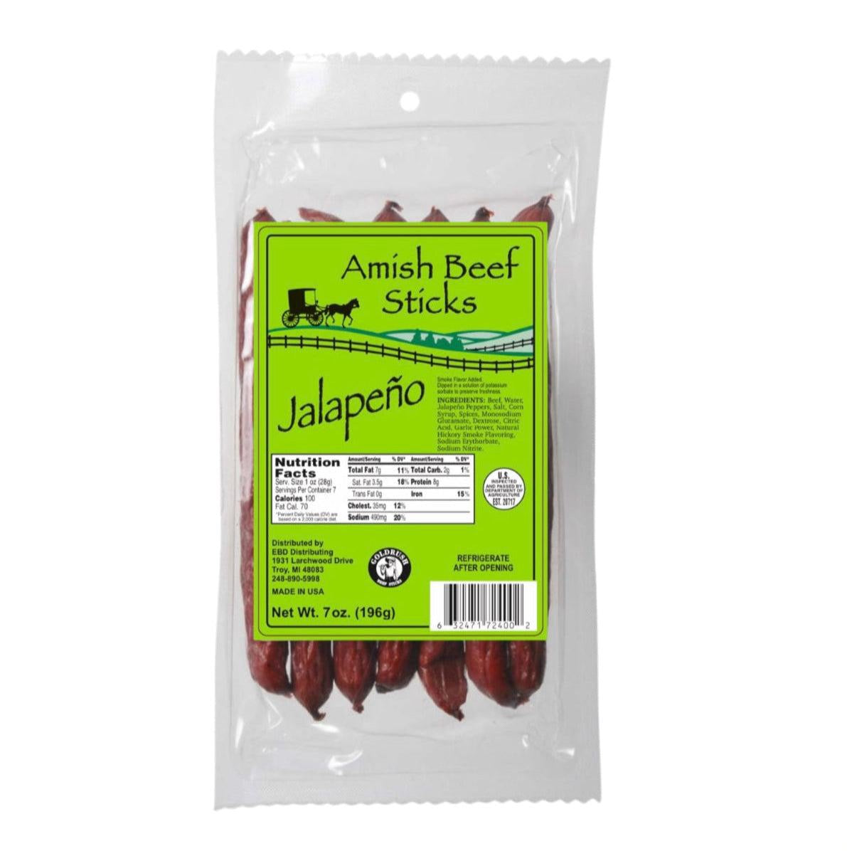 Beef Sticks - Seven 1oz Snack Sticks - 7 Ounce Beef Stick Bags -  High-Quality Meat Snack