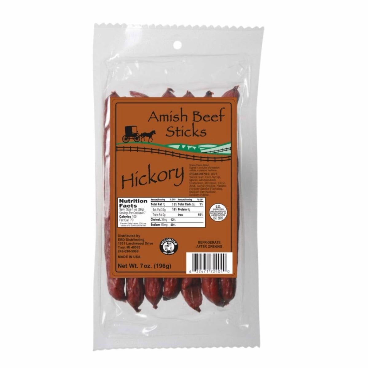 Beef Sticks - Seven 1oz Snack Sticks - 7 Ounce Beef Stick Bags -  High-Quality Meat Snack
