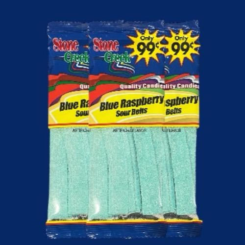 Sour Belts 12 Packs - Many Delicious Flavors - Sweet Snack Candy - 12 Packs Of Sour Strip Belts Sour Gummy Variety