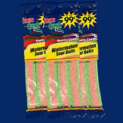 Sour Belts 12 Packs - Many Delicious Flavors - Sweet Snack Candy - 12 Packs Of Sour Strip Belts Sour Gummy Variety